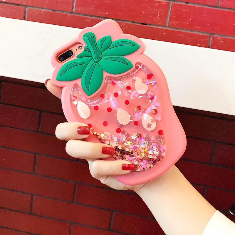Strawberry Phone Case For Iphone6/6S/6P/7/7P/8/8plus/X/XS/XR/Xs max