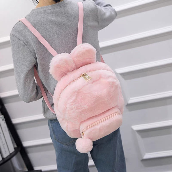 Soft Rabbit Backpack