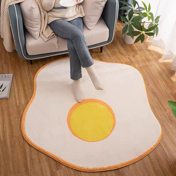 Funny Egg Floor Mat