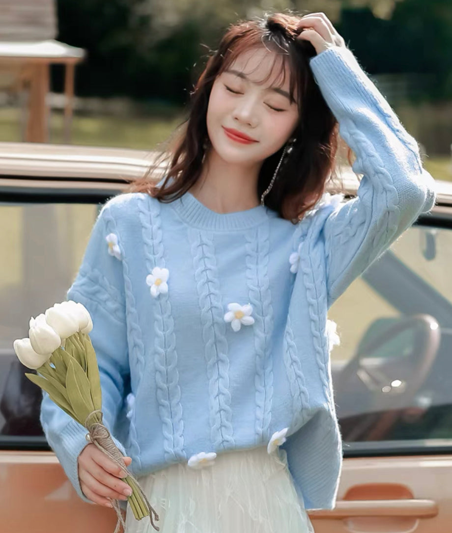 Cute Flowers Sweater