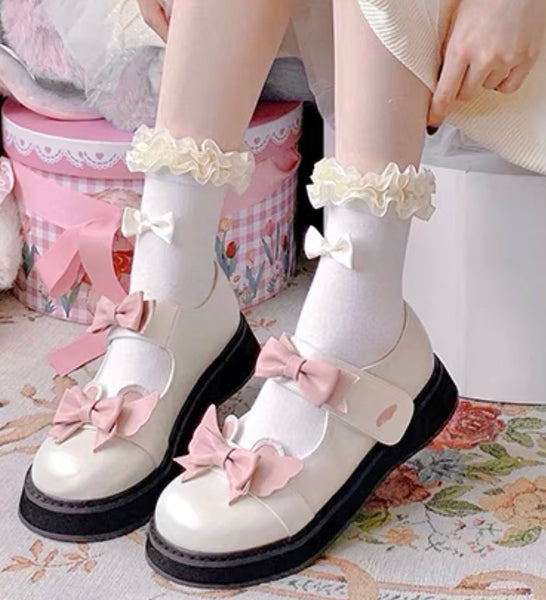 Cute Bowknot Lolita Shoes
