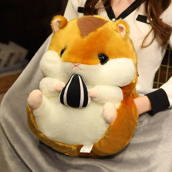 Kawaii Hamster Pillow & Blanket