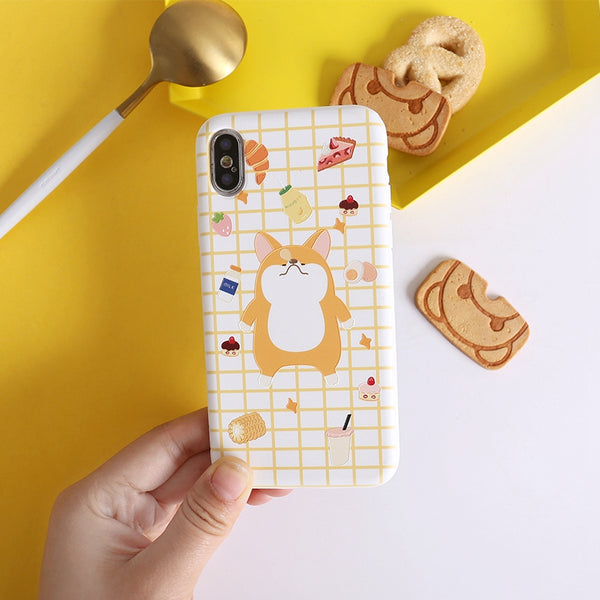 Puppy Phone Case For Iphone5/5s/5se/6/6S/6P/7/7P/8/8plus/X/XS/XR/Xs max