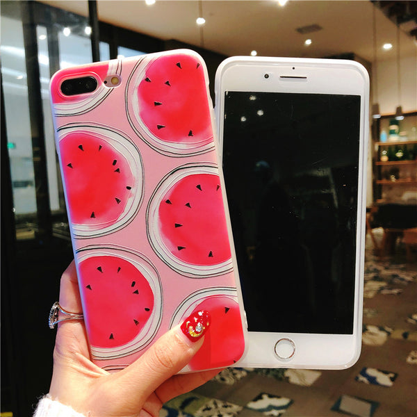 Watermelon Phone Case For Iphone6/6S/6P/7/7P/8/8plus/X/XS/XR/Xs max