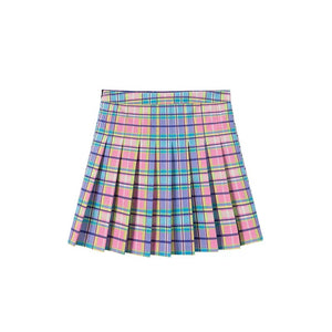 Pastel Plaid Skirt