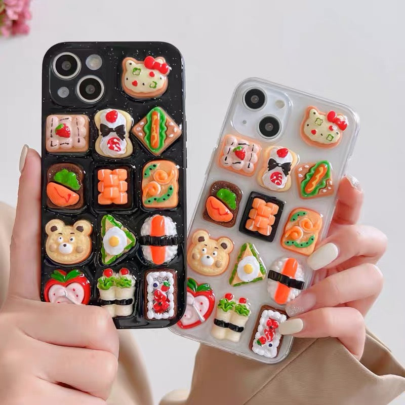 Foods Phone Case For Iphone7/7P/8/8plus/X/XS/XR/XSmax/11/11pro/11pro max/12/12pro/12proMax/13/13pro/13promax