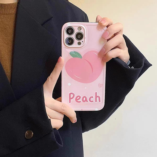 Peach Phone Case For Iphone11/11proMax/12/12pro/13/12proMax/13pro/14/14pro/14promax