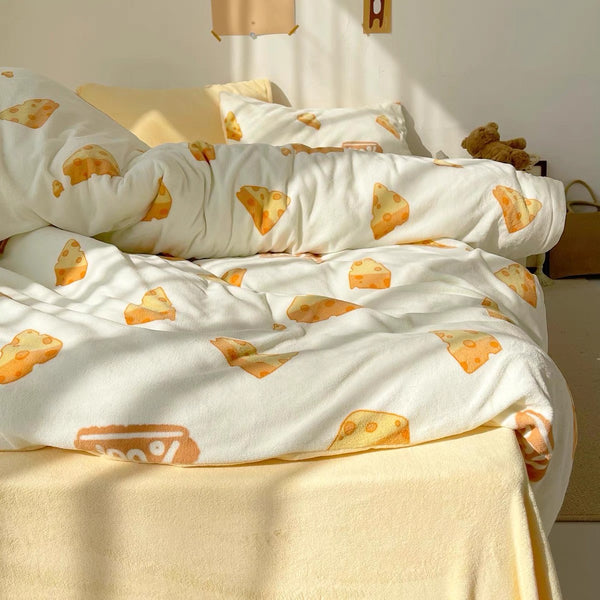 Soft Cheese Bedding Set