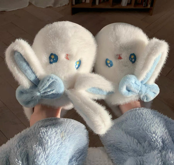 Bowknot Rabbit Slippers