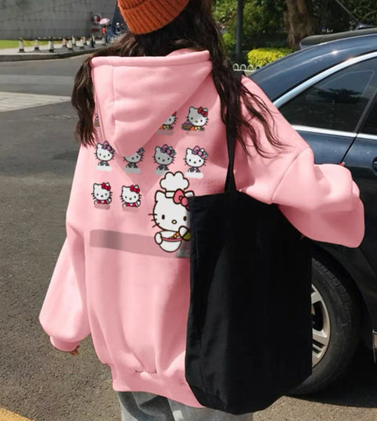 Kawaii Hello Kitty Hoodie