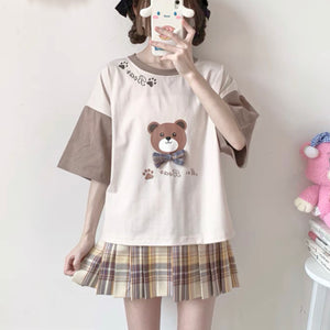 Cute Bear T-Shirt & Skirt