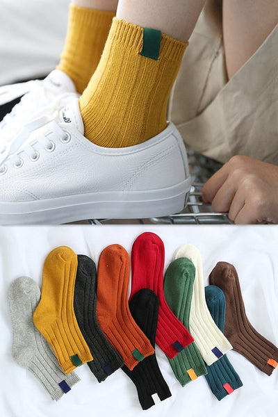 Pure Color Socks