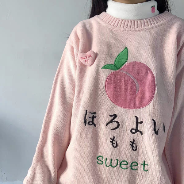 Sweet Peach Sweater
