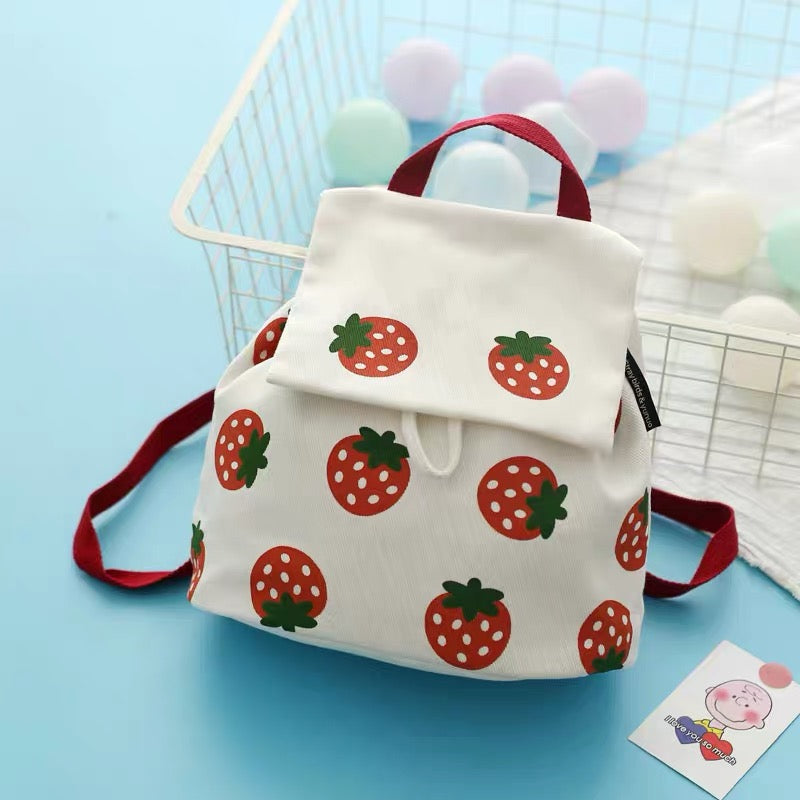 Strawberry Kitty Backpack – ivybycrafts