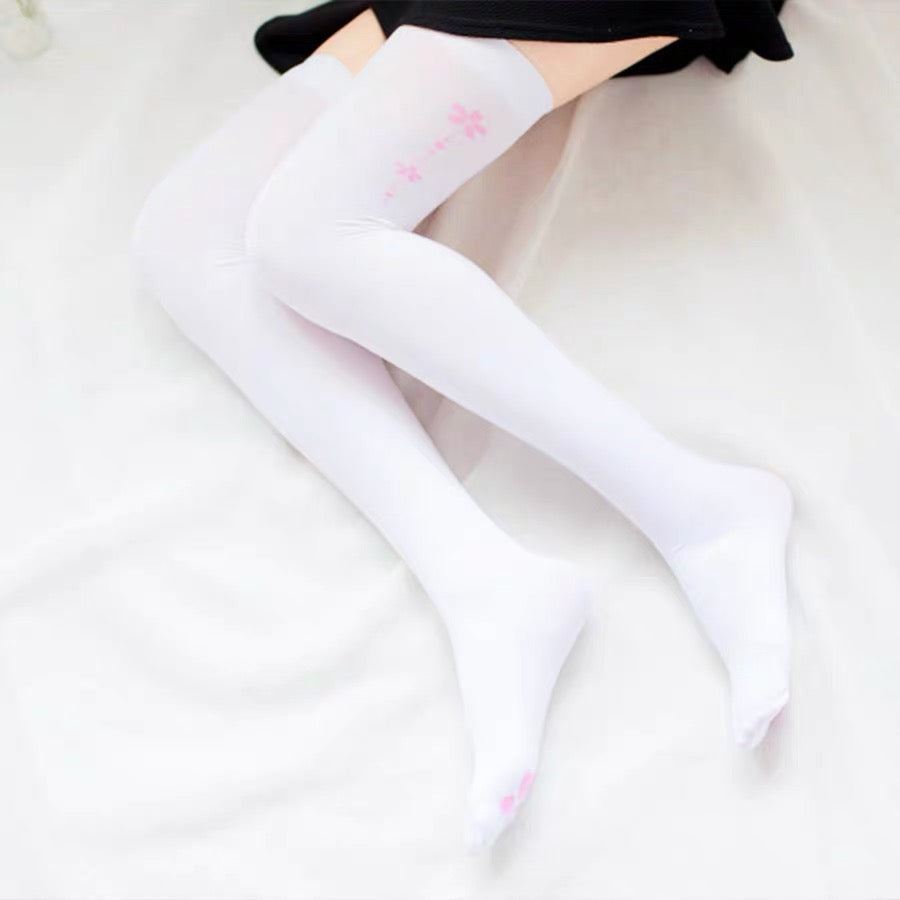 Sakura Paws Socks