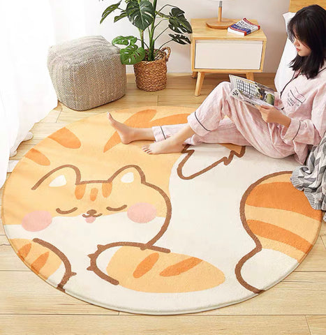 Kawaii Cat Floor Mat