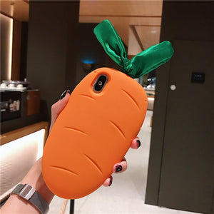 Carrot Phone Case For Iphone6/6s/6p/7/8/7/8plus/X/XS/XR/XSmax/11/11pro/11proMax/12/12pro/12promax/13/13pro/13promax