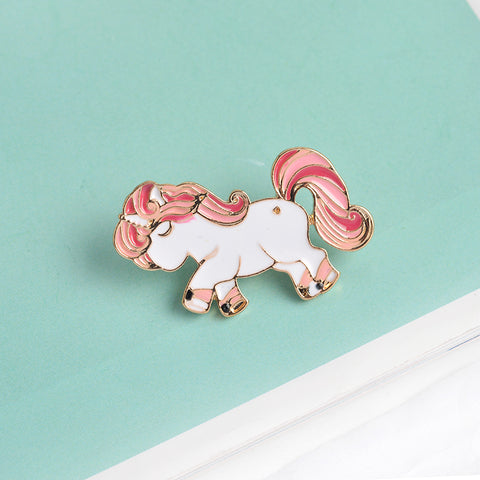 Rainbow Horse Pin