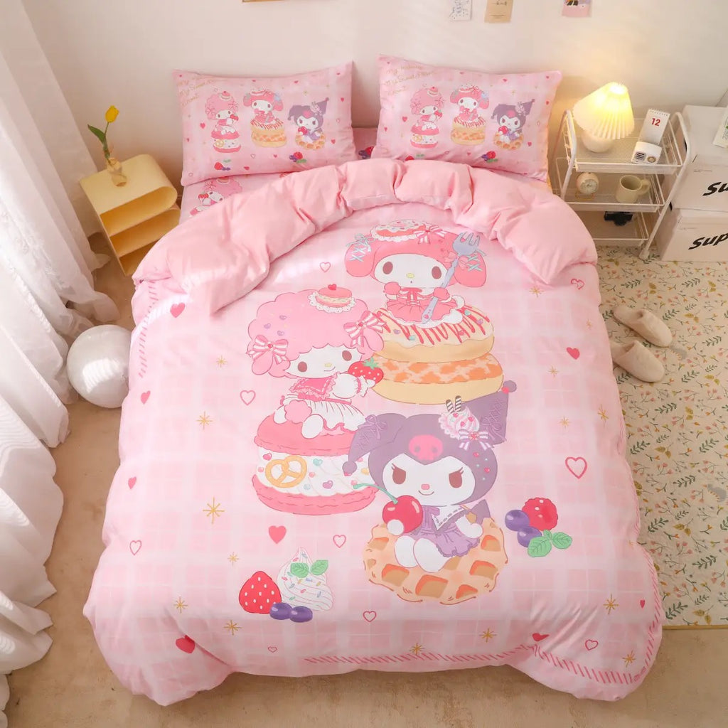 Cartoon printed bed sheets online Clearance