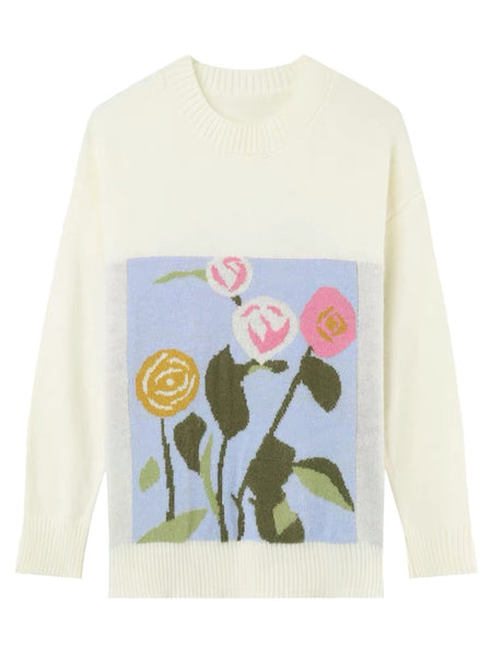 Cute Flowers Sweater