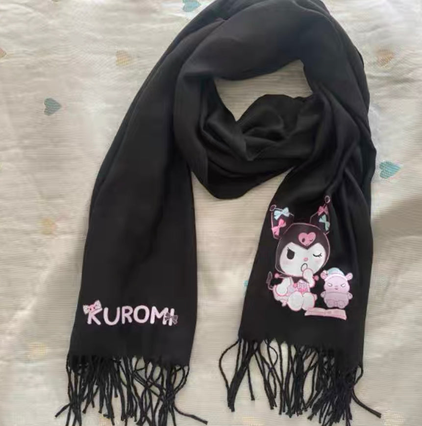 Cute Kuromi Scarf