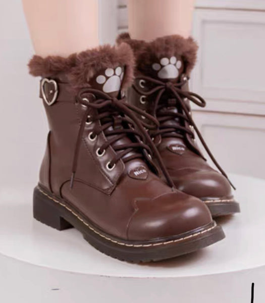 Cat Paw Martin Boots