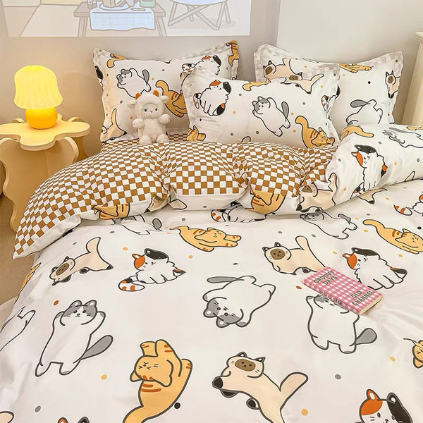 Happy Cats Bedding Set