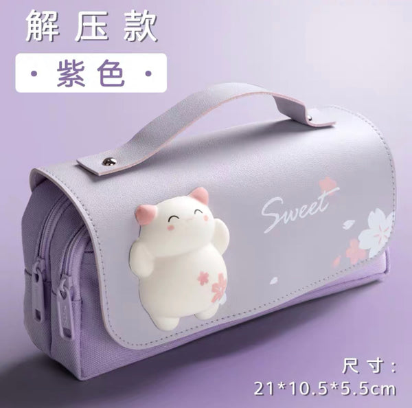 Sakura Cat Pencil Case
