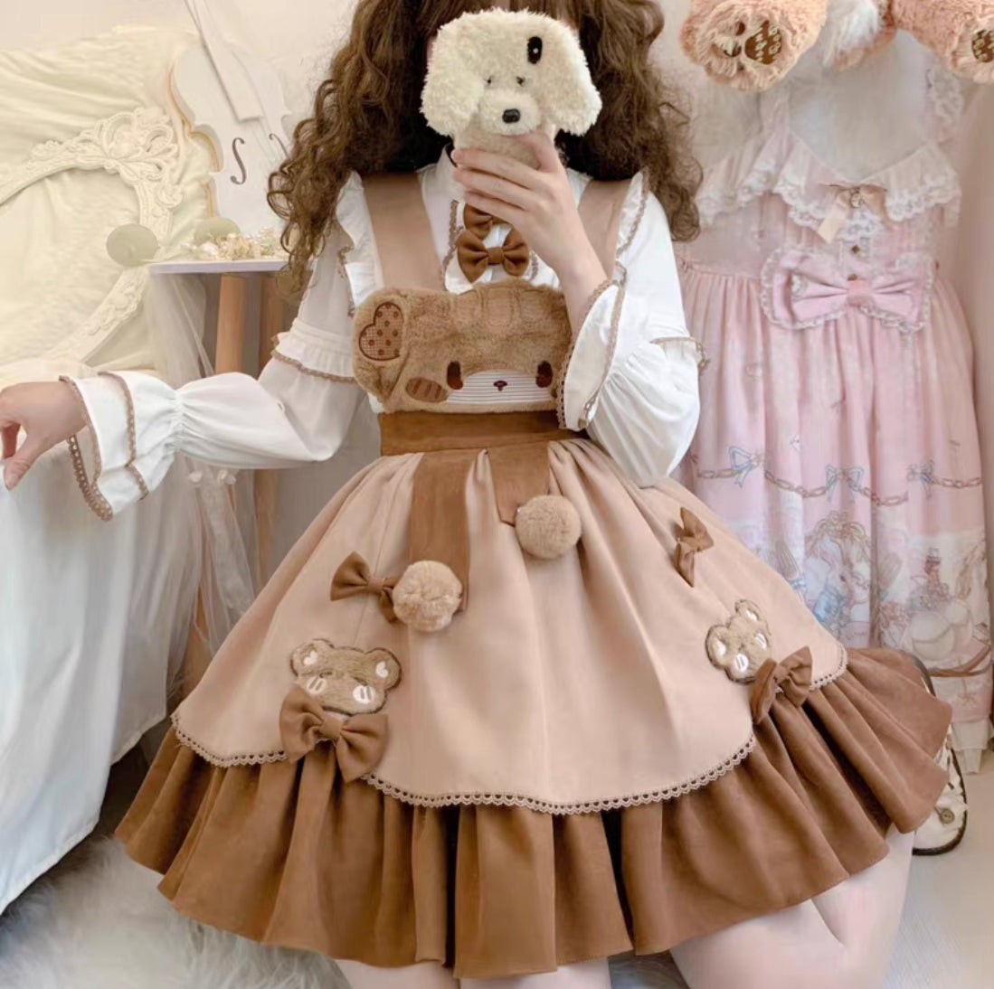Kawaii Bear Suspender Skirt – ivybycrafts