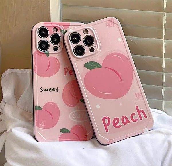 Peach Phone Case For Iphone11/11proMax/12/12pro/13/12proMax/13pro/14/14pro/14promax