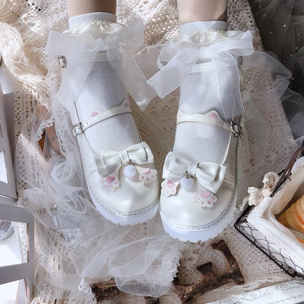 Kawaii Paw Lolita Shoes