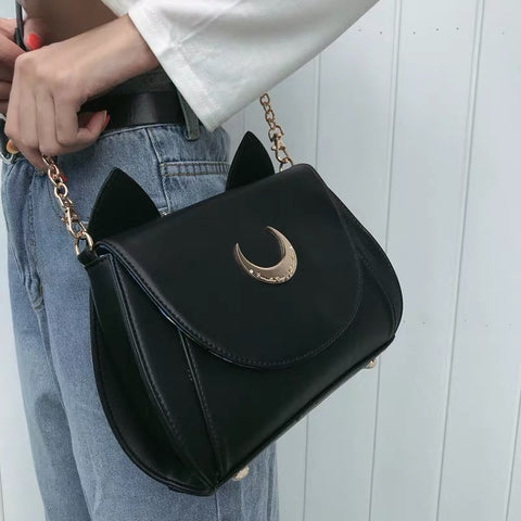 Cute Moon Single Shoulder Bag