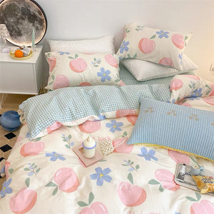 Cute Peach Bedding Set