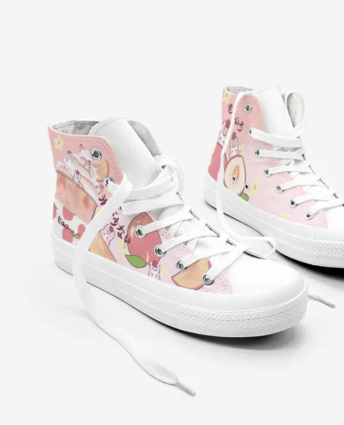 Peach And Rabbit Shoes