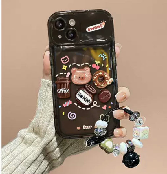 Bear Phone Case For Iphone7/7P/8/8plus/X/XS/XR/XSmax/11/11pro/11pro max/12/12pro/12proMax/13/13pro/13promax/14/14pro/14promax