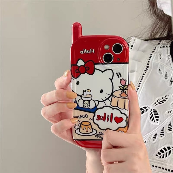 Cute Kitty Phone Case For IphoneX/XS/XR/XSmax/11/11pro/11proMax/12/12pro/13/12proMax/13pro/13promax