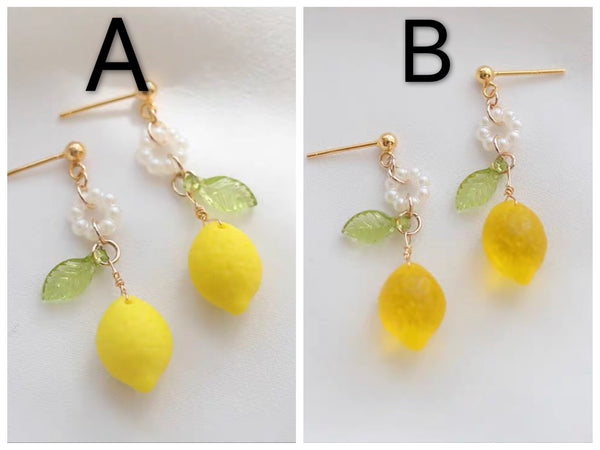 Kawaii Lemon Earrings