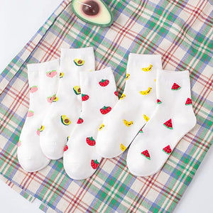 Fruits Printed Socks