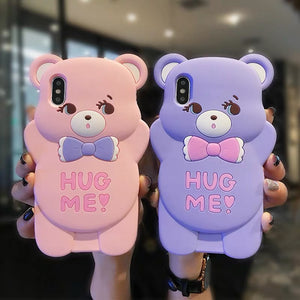 Bear Phone Case For Iphone6/6S/6P/7/7P/8/8plus/X/XS/XR/Xs max