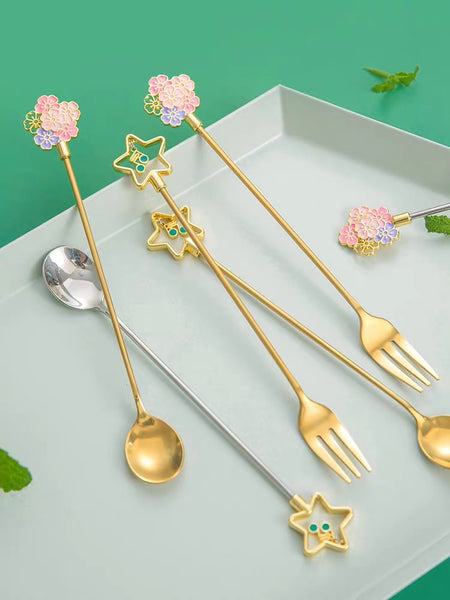 Cute Spoon & Fork
