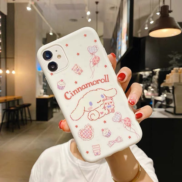 Cinnamoroll Phone Case For Iphone6/6S/6P/7/7P/8/8plus/X/XS/XR/Xs max/11/11pro/11proMAX