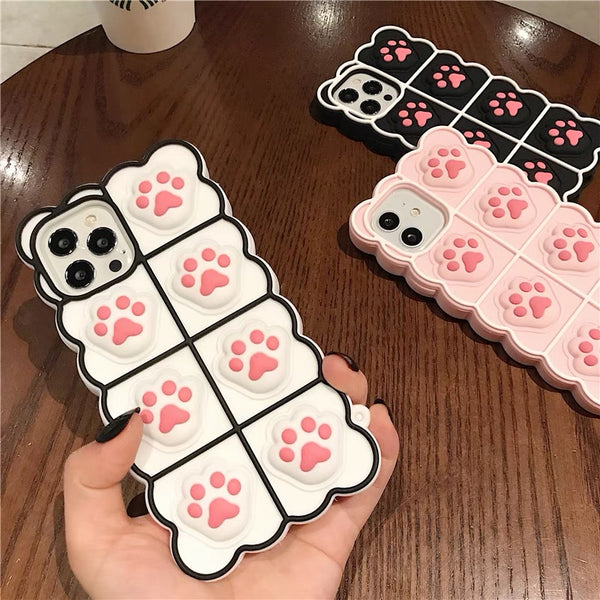 Paws Phone Case For Iphone7/8/7/8plus/X/XS/XR/XSmax/11/11pro/11proMax/12/12pro/12mini/12proMax