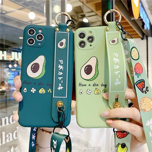 Avocado Phone Case For Iphone7/7P/8/8plus/X/XS/XR/Xs max/11/11Pro/11proMax/12/12proMax/12pro/13/13pro/13promax