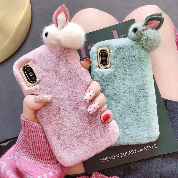 Little Rabbit Phone Case For Iphone6/6s/6p/7/8/7/8plus/X/XS/XR/XSmax/11/11pro/11promax/12/12pro/12proMax/12mini