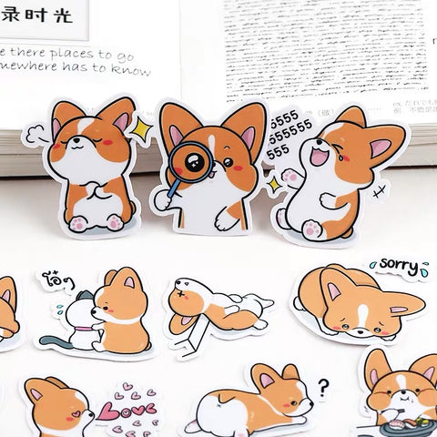 Funny Corgi Sticker