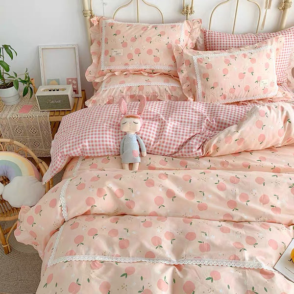 Lolita Peach Bedding Set