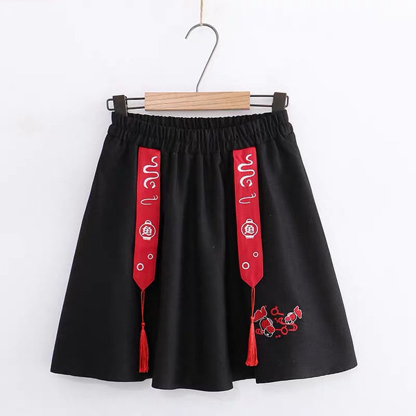 Kawaii Embroidery Skirt