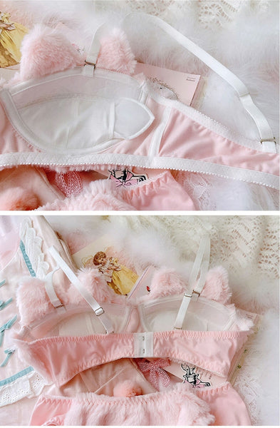 Kawaii Cat Underwear Set