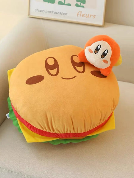 Cute Cartoon Hamburger Pillow