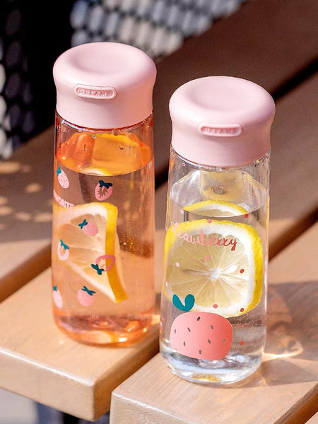 Cute Strawberry Drinking Bottle